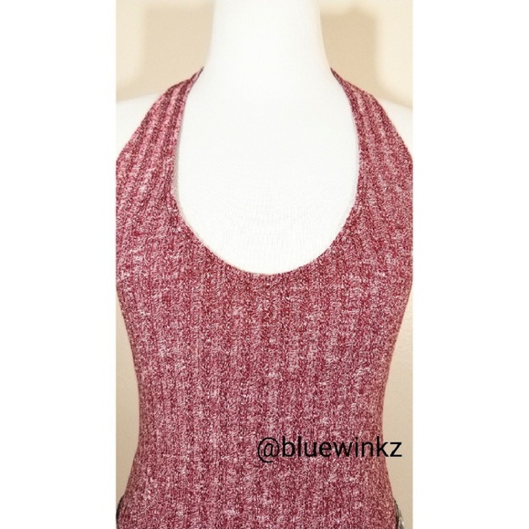Red Knit Bodysuit - Picture 5 of 7